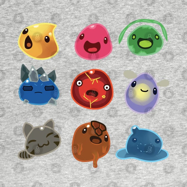 Slimes by HamsterOver